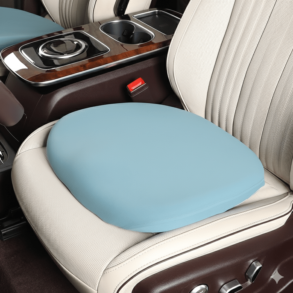 DriveEase Integrated Car Neck And Lumbar Support Made Of Memory Foam | Temsk
