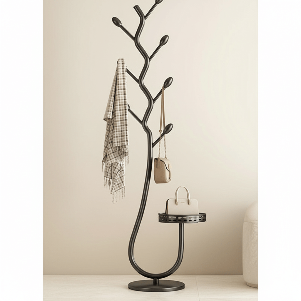 Nordic IronRack Coat Rack for Modern Spaces and Living Areas | Temsk