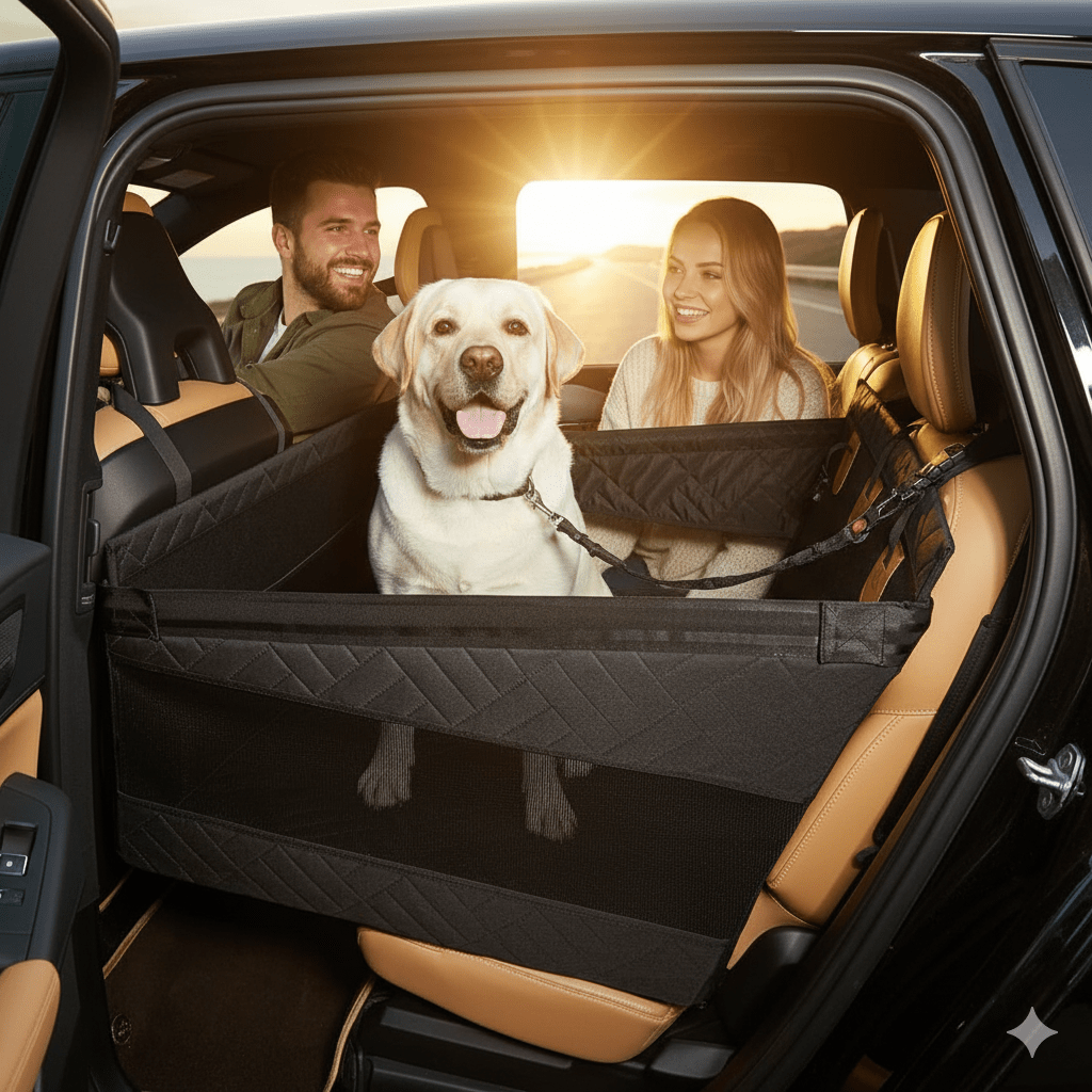 TrailGuard Waterproof Pet Seat Mat With Memory Foam For Car | Temsk