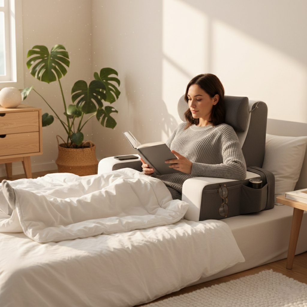 Memory Foam Bed Rest Pillow For Home Use And Everyday Comfort | Temsk