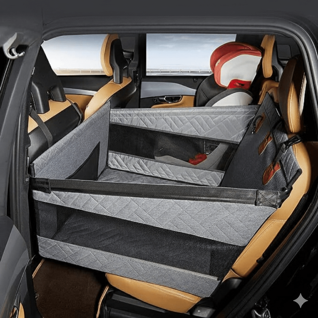 TrailGuard Waterproof Pet Seat Mat With Memory Foam For Car | Temsk