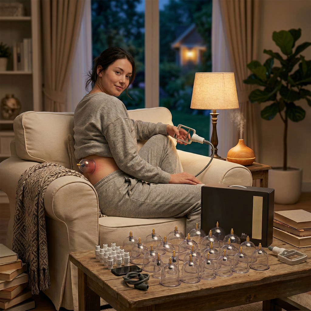 Complete Cupping Massage Set for Home Spa Therapy Sessions | Temsk