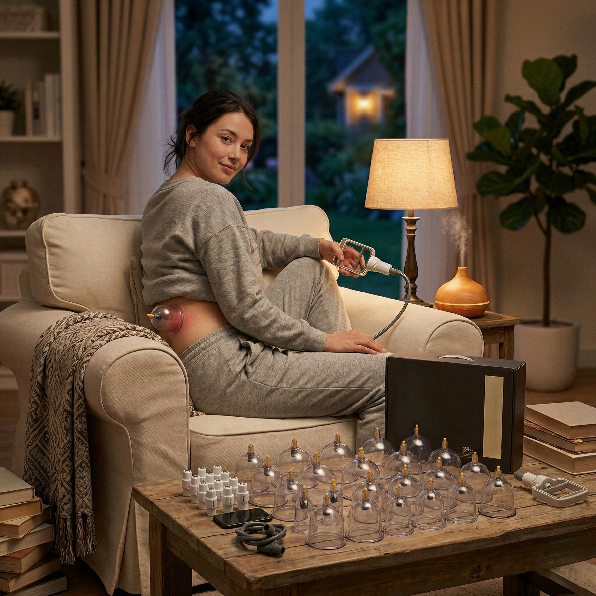 Complete Cupping Massage Set for Home Spa Therapy Sessions | Temsk