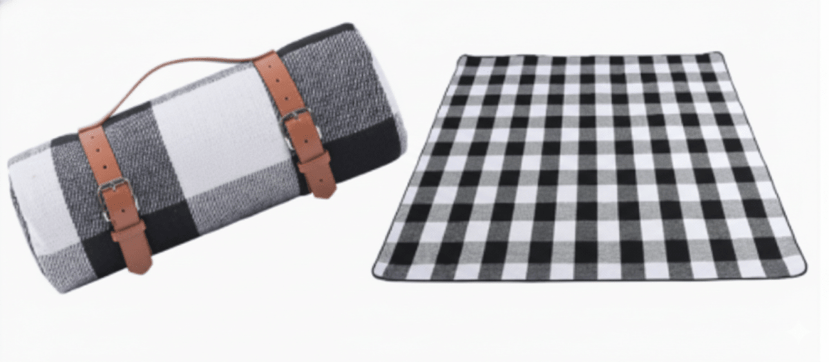 TrailGuard Outdoor Picnic Blanket With Water-Repellent Surface And Compact Foldable | Temsk