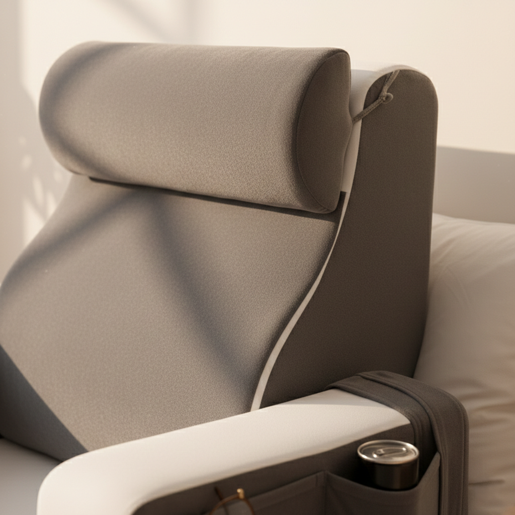 Memory Foam Bed Rest Pillow For Home Use And Everyday Comfort | Temsk