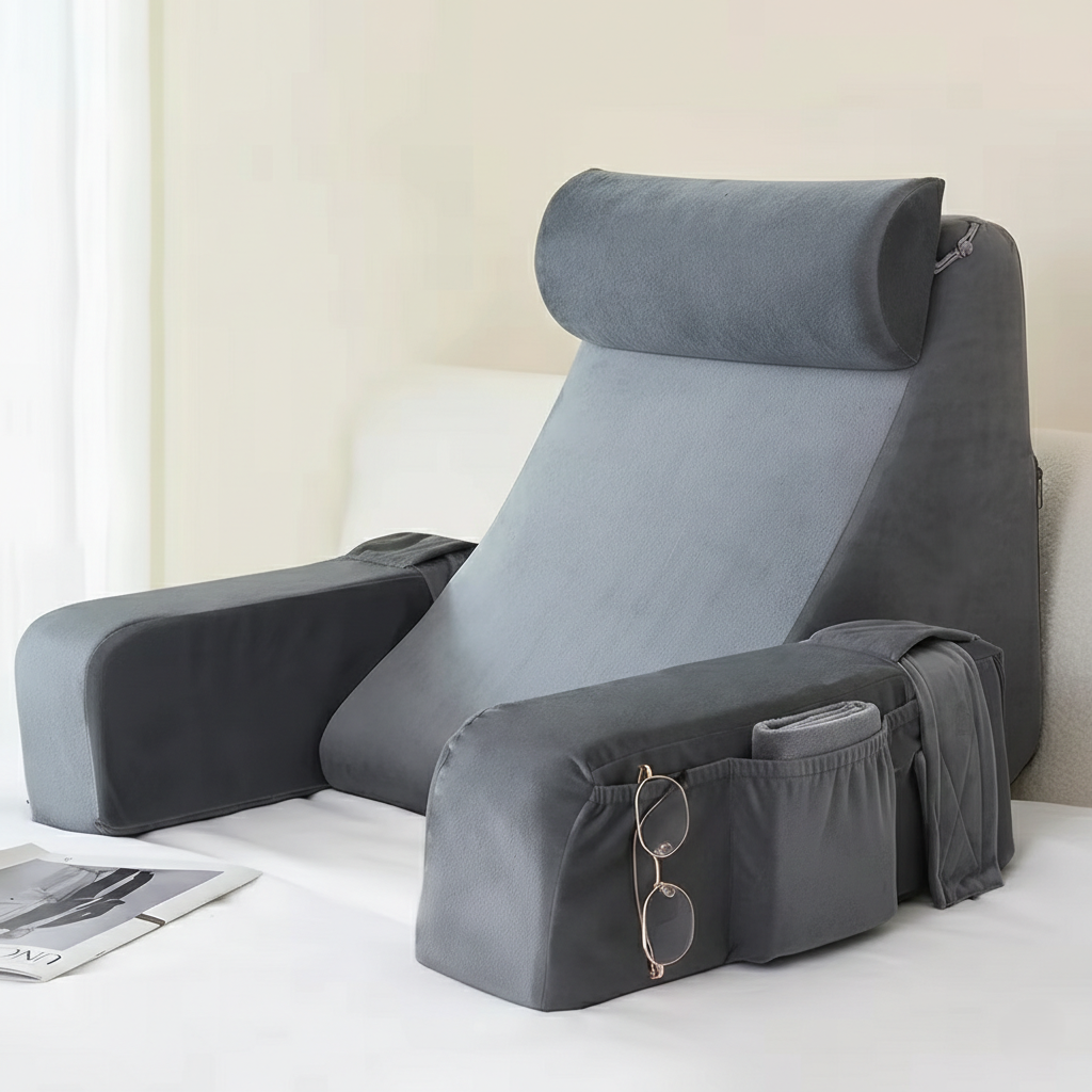 Memory Foam Bed Rest Pillow For Home Use And Everyday Comfort | Temsk