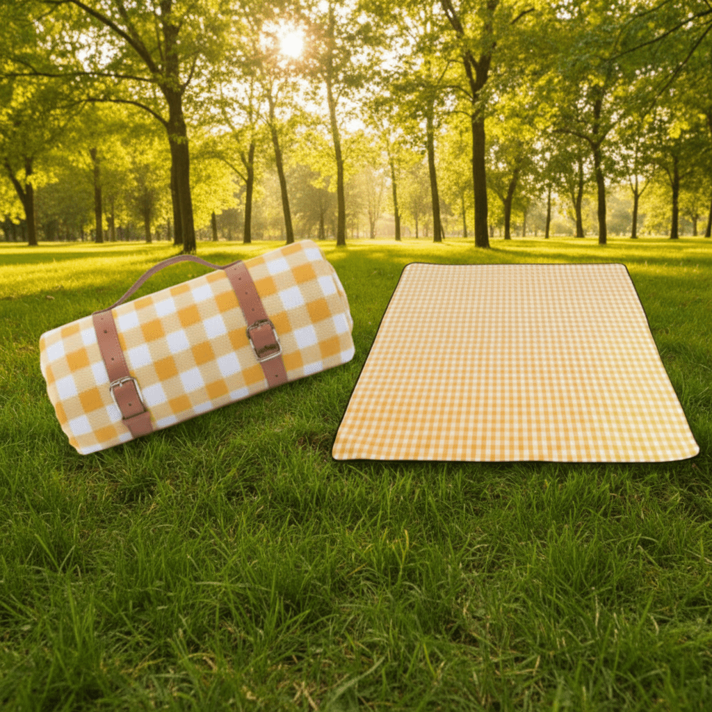 TrailGuard Outdoor Picnic Blanket With Water-Repellent Surface And Compact Foldable | Temsk