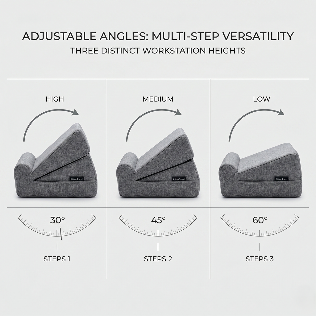 An Adjustable Bed Support Pillow For Comfortable Viewing And Relaxation | Temsk