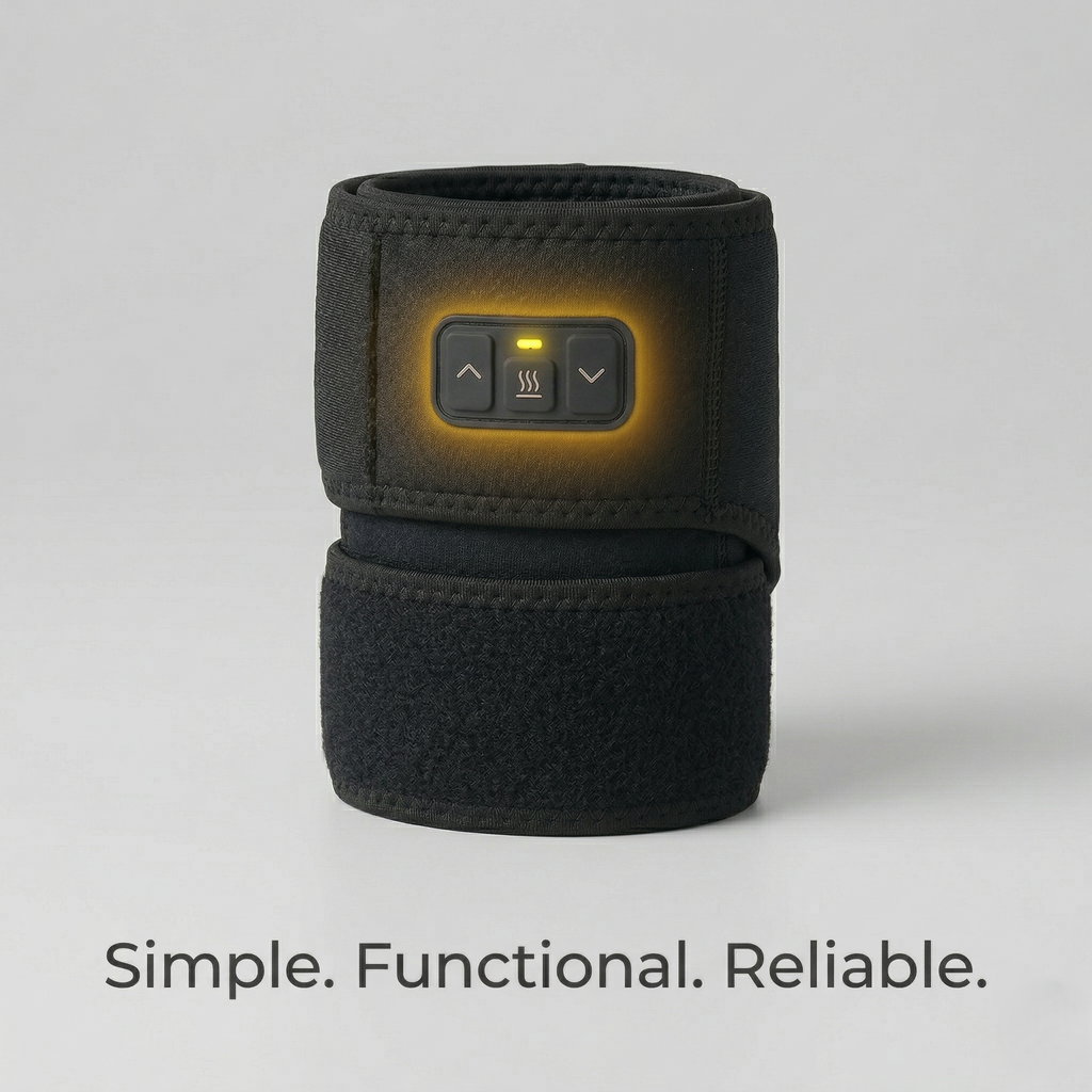 Elbow Sleeve With Heated Compression And Adjustable Warmth And Massage Modes | Temsk
