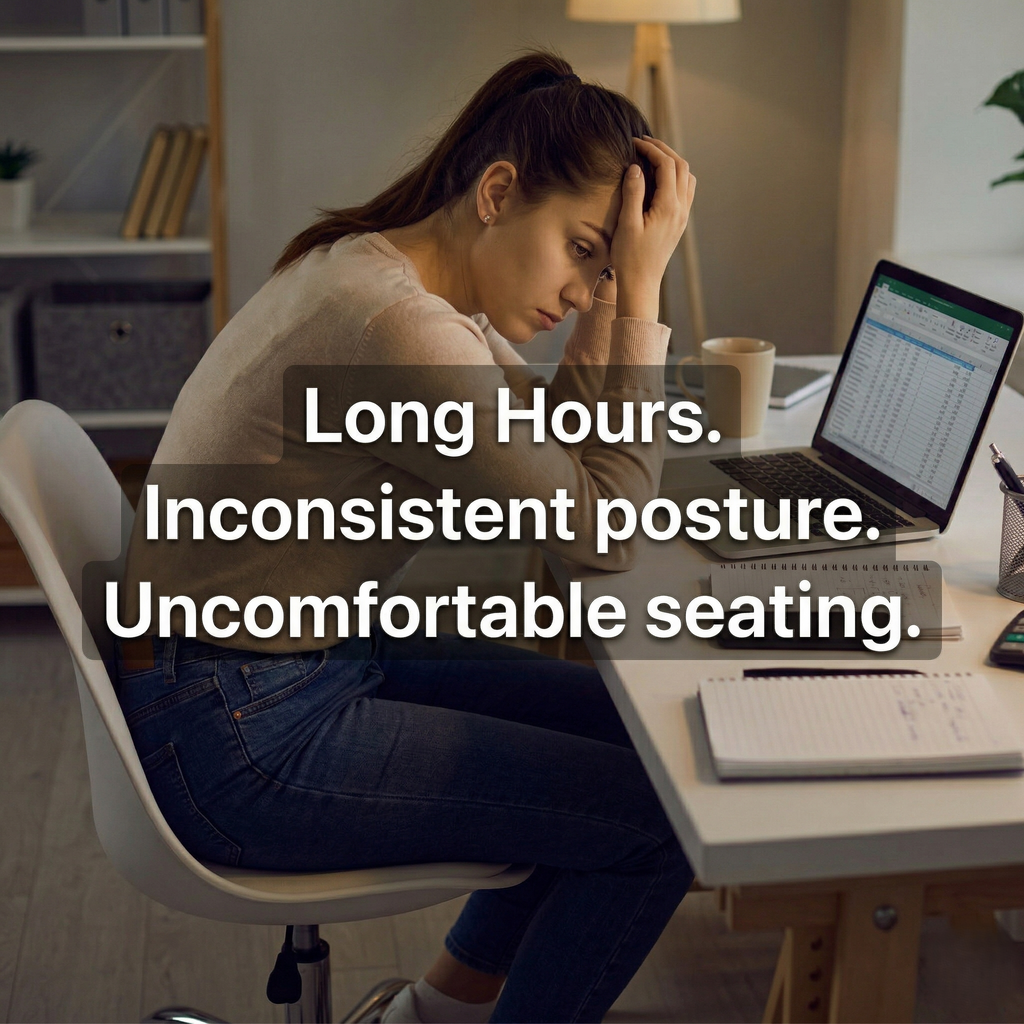 Kovelli Ergonomic Seat Cushion For Posture Support While Sitting | Temsk