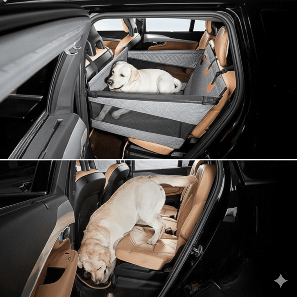 TrailGuard Waterproof Pet Seat Mat With Memory Foam For Car | Temsk