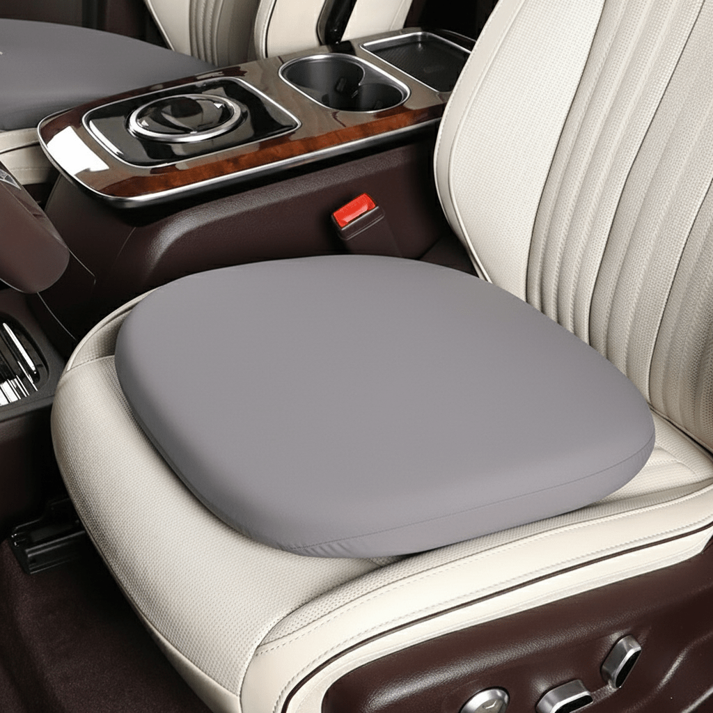 DriveEase Integrated Car Neck And Lumbar Support Made Of Memory Foam | Temsk