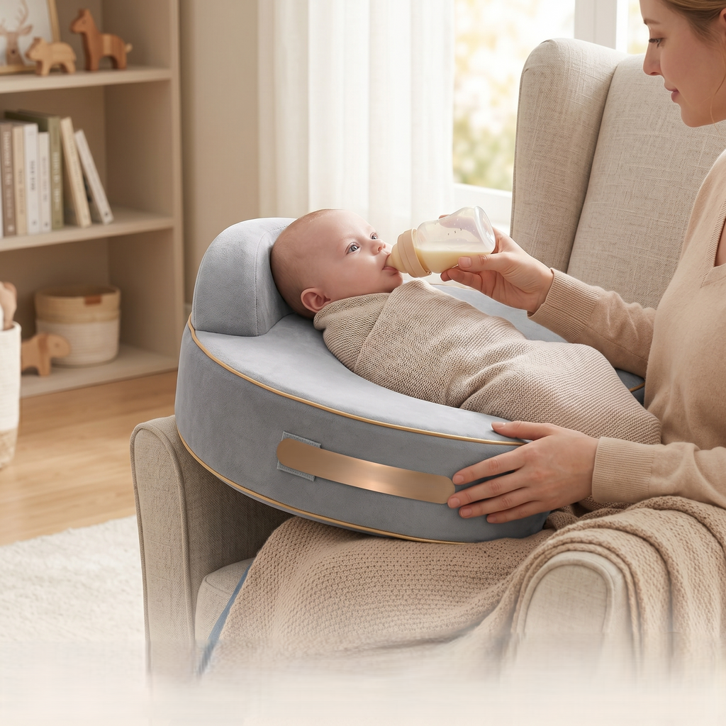 Pohodlná opora s ergonomickým polštářem pro krmení | Temsk