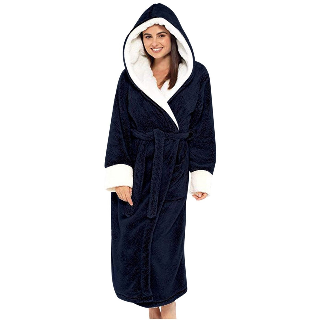 CozyNest Teddy Jacket For Women With Hood And Belt | Temsk