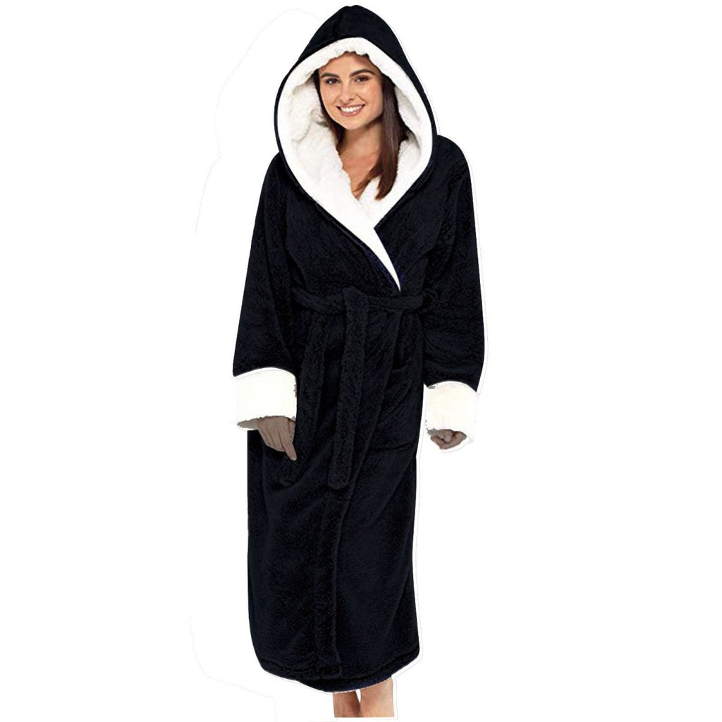 CozyNest Teddy Jacket For Women With Hood And Belt | Temsk