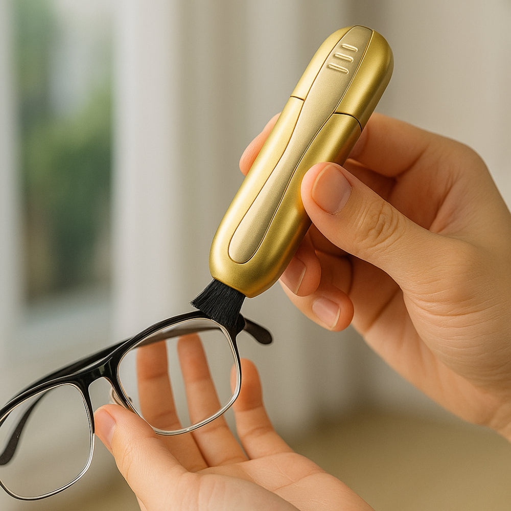 Portable Glasses Cleaner With Carbon And Dry Cleaning Tool | Temsk