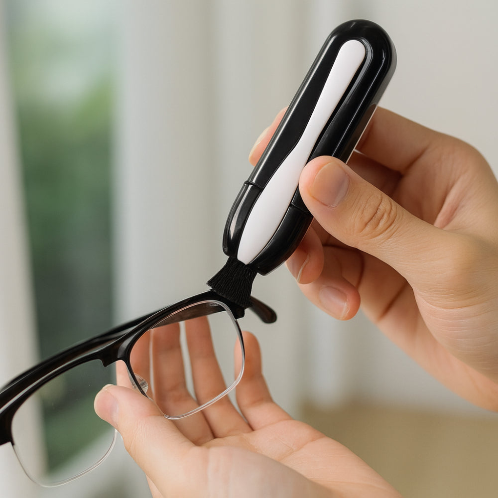 Portable Glasses Cleaner With Carbon And Dry Cleaning Tool | Temsk