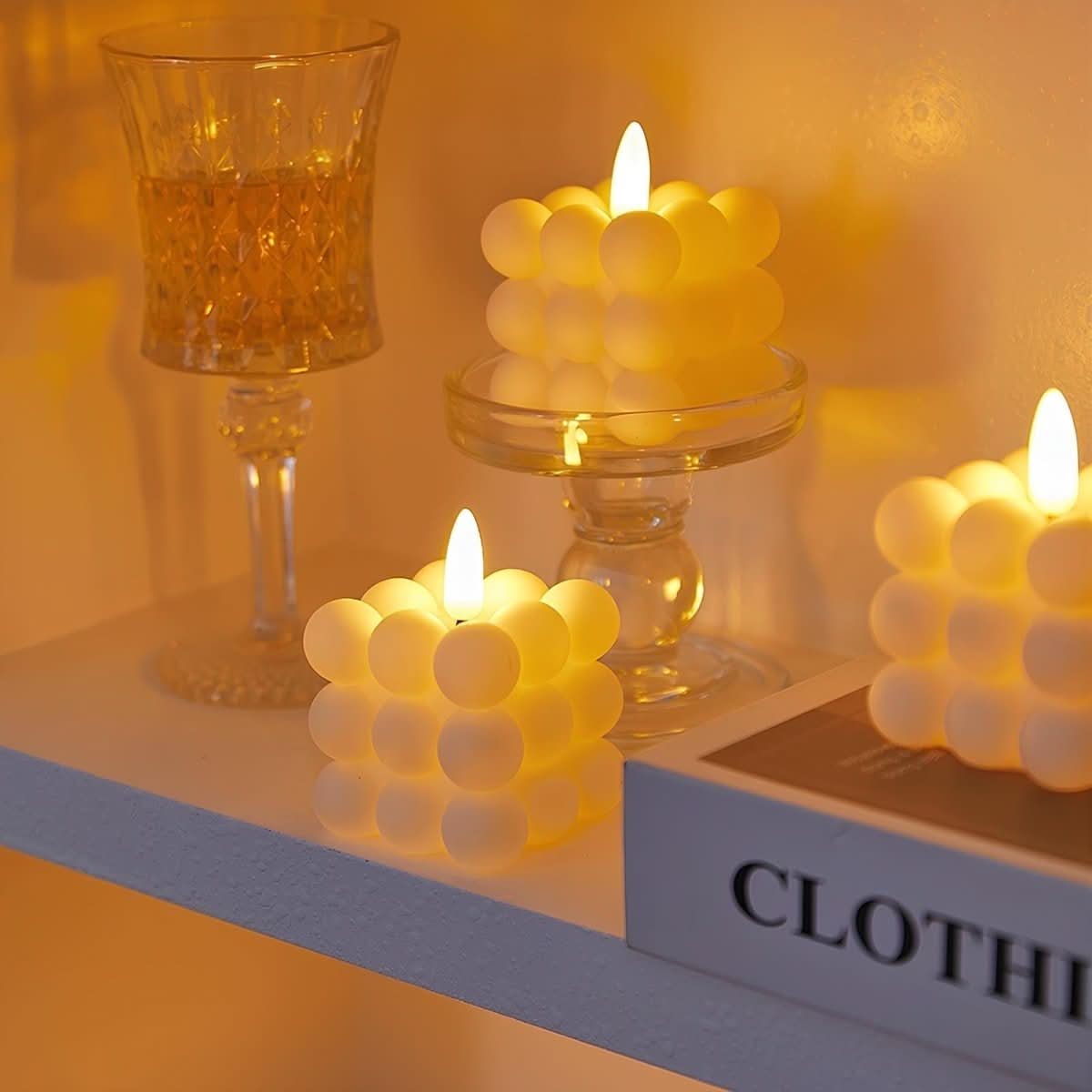 LumaFlick LED Candles Flameless Decorative Candles With Realistic Flicker Effect | Temsk