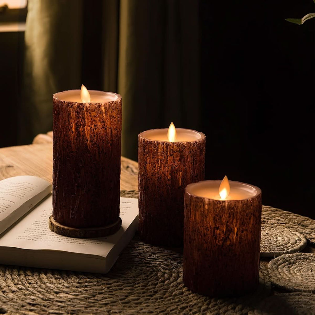 LumaFlick LED Candles Flameless Decorative Candles With Realistic Flicker Effect | Temsk