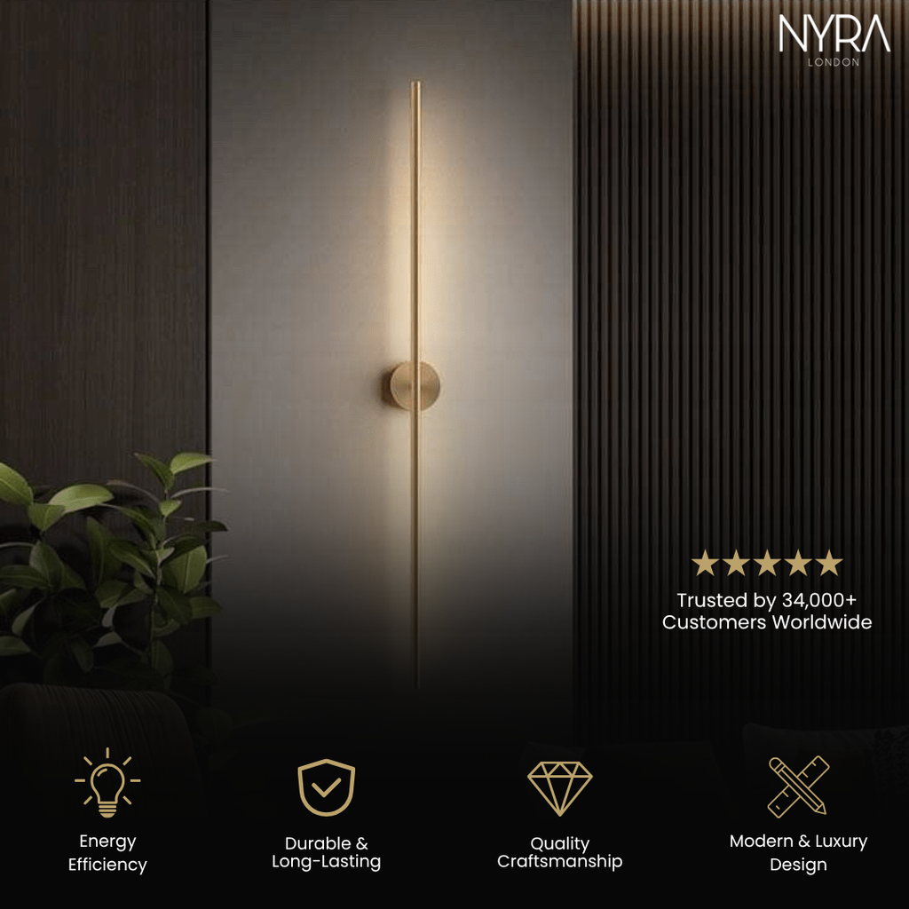 LumaNova Tube Wall Light for Modern Interiors and Living Spaces | Temsk
