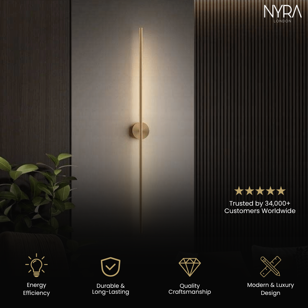 LumaNova Tube Wall Light for Modern Interiors and Living Spaces | Temsk