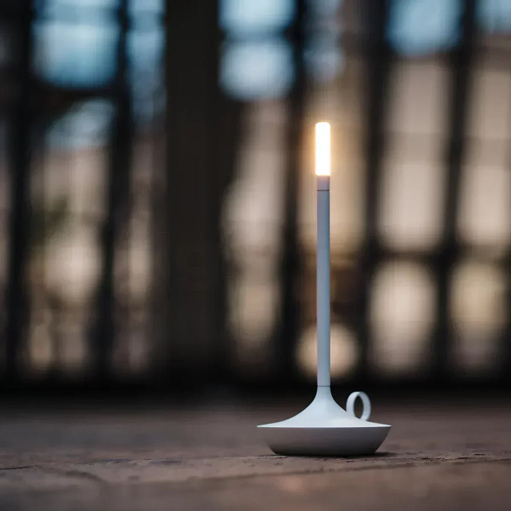 Graceful Curves Define LumenAstra Candlestick Lamp For Timeless Charm | Temsk