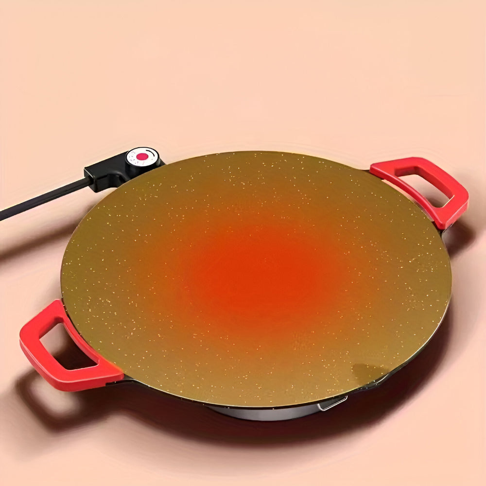 Smokeless Indoor Cast Iron Grill Pan For Searing And Grilling | Temsk