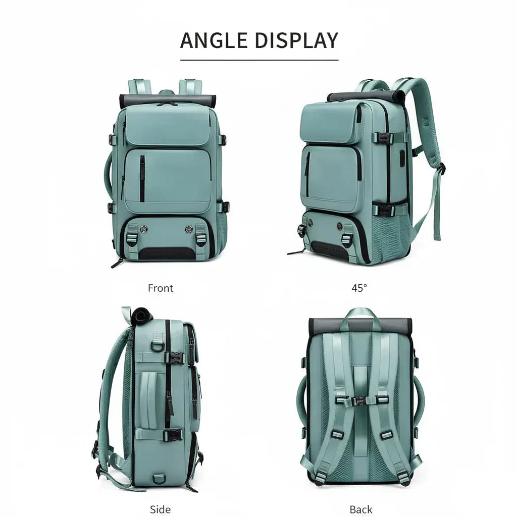 Voyager Max Large Waterproof Travel Backpack With USB Port | Temsk