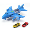AeroSprint Inertial Plane Toy With Music, Lights, And Mini Cars For Kids | Temsk