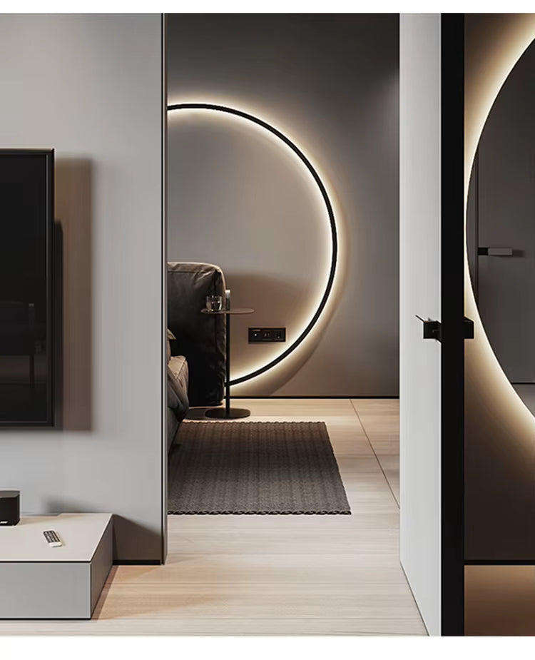 Modern Minimalist Round Wall Light For Home Decor And Ambience | Temsk