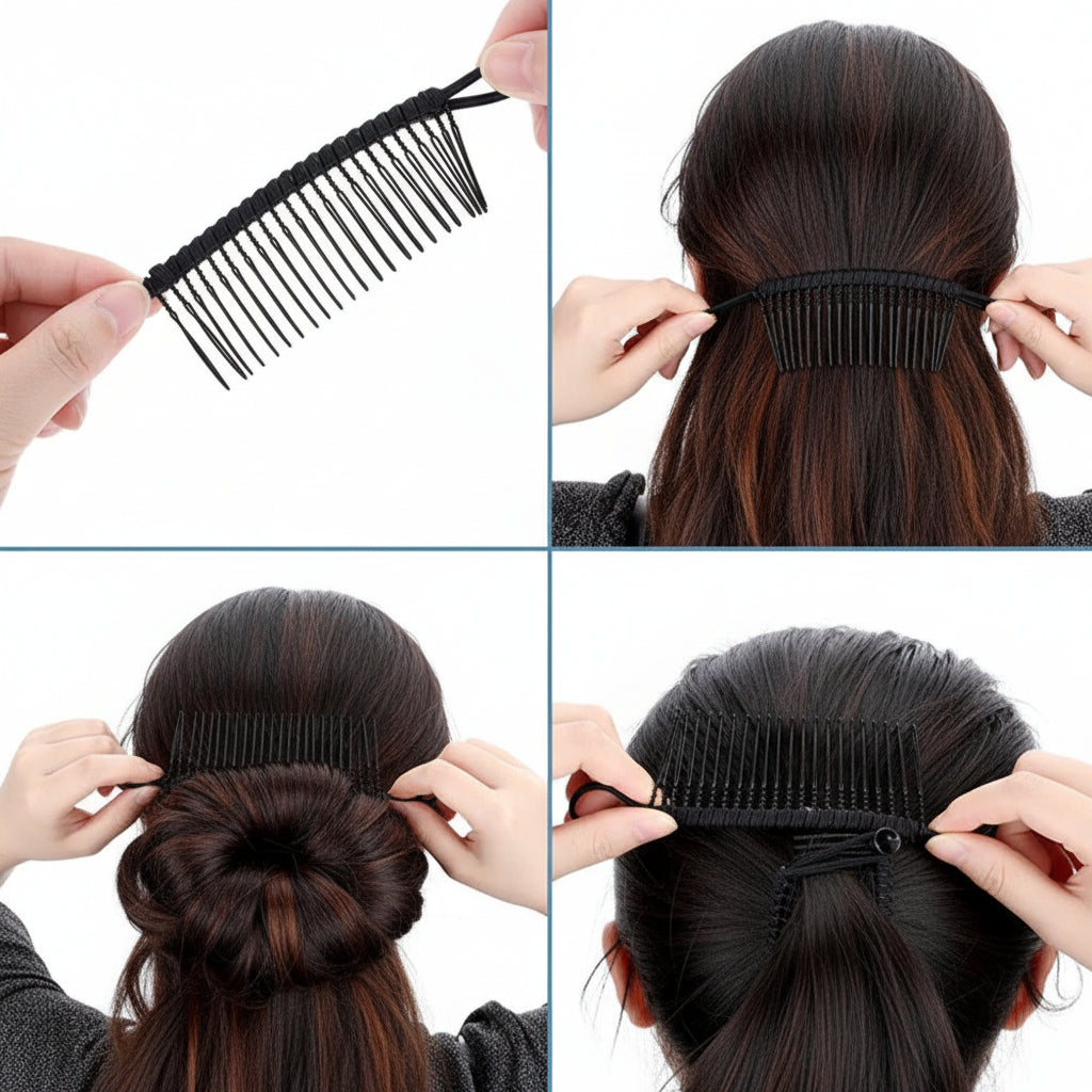 Hair Clip For Thick And Voluminous Hair Vintage Style | Temsk