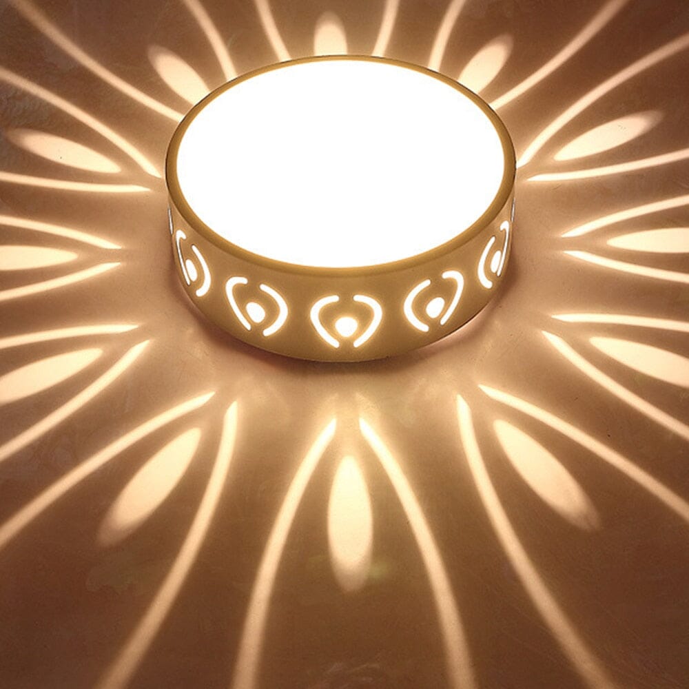 LumaNova Round LED Ceiling Light With Dimmable Ambience | Temsk
