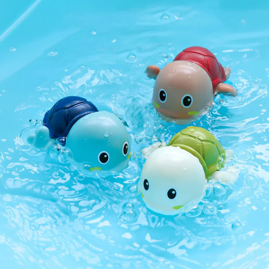Aufziehbares Meeresbewohner-Badespielzeug-Set für schwimmendes Wasserspiel | Temsk