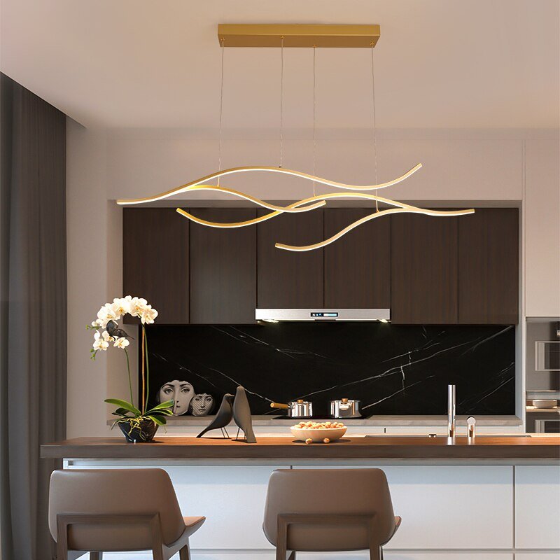 Modern LED Chandelier With Abstract Creative Design | Temsk