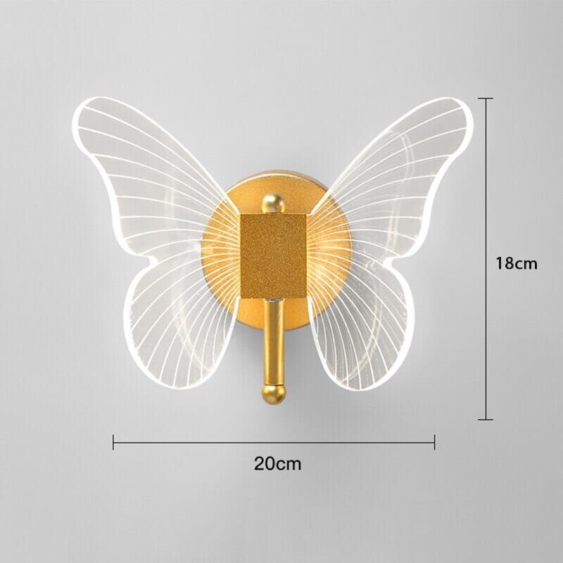 LumaWing Butterfly LED Wall Light Collection With Soft Glow | Temsk
