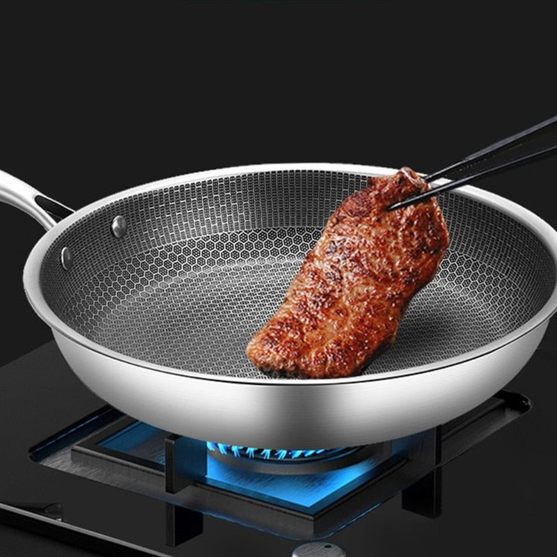 NovaChef Stainless Steel Nonstick Frying Pan For Everyday Cooking | Temsk
