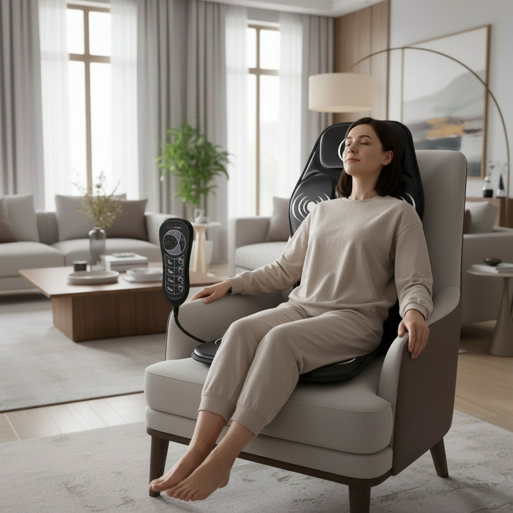 Cuscino Massaggiante Elettrico per Schiena CalmCushion con Funzione Riscaldante | Temsk