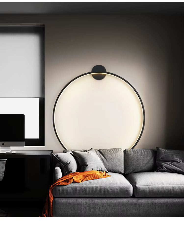 Modern Minimalist Round Wall Light For Home Decor And Ambience | Temsk