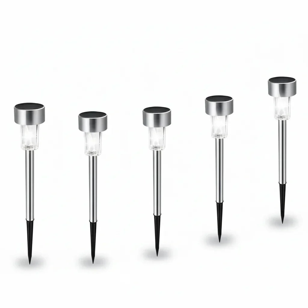 Garden Solar LED Lamp With Weatherproof, Energy-Efficient, Integrated Light Sensor | Temsk
