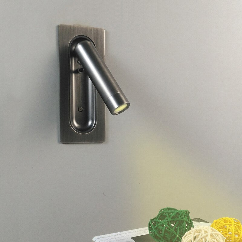 Slim Minimalist Bedside Wall Light For Small Bedrooms | Temsk