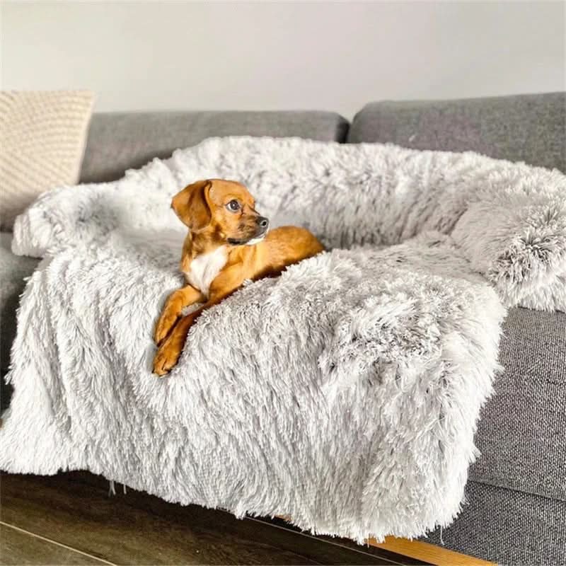 CozyPaw Plush Pet Sofa for Soft Sleep and Furniture Protection | Temsk