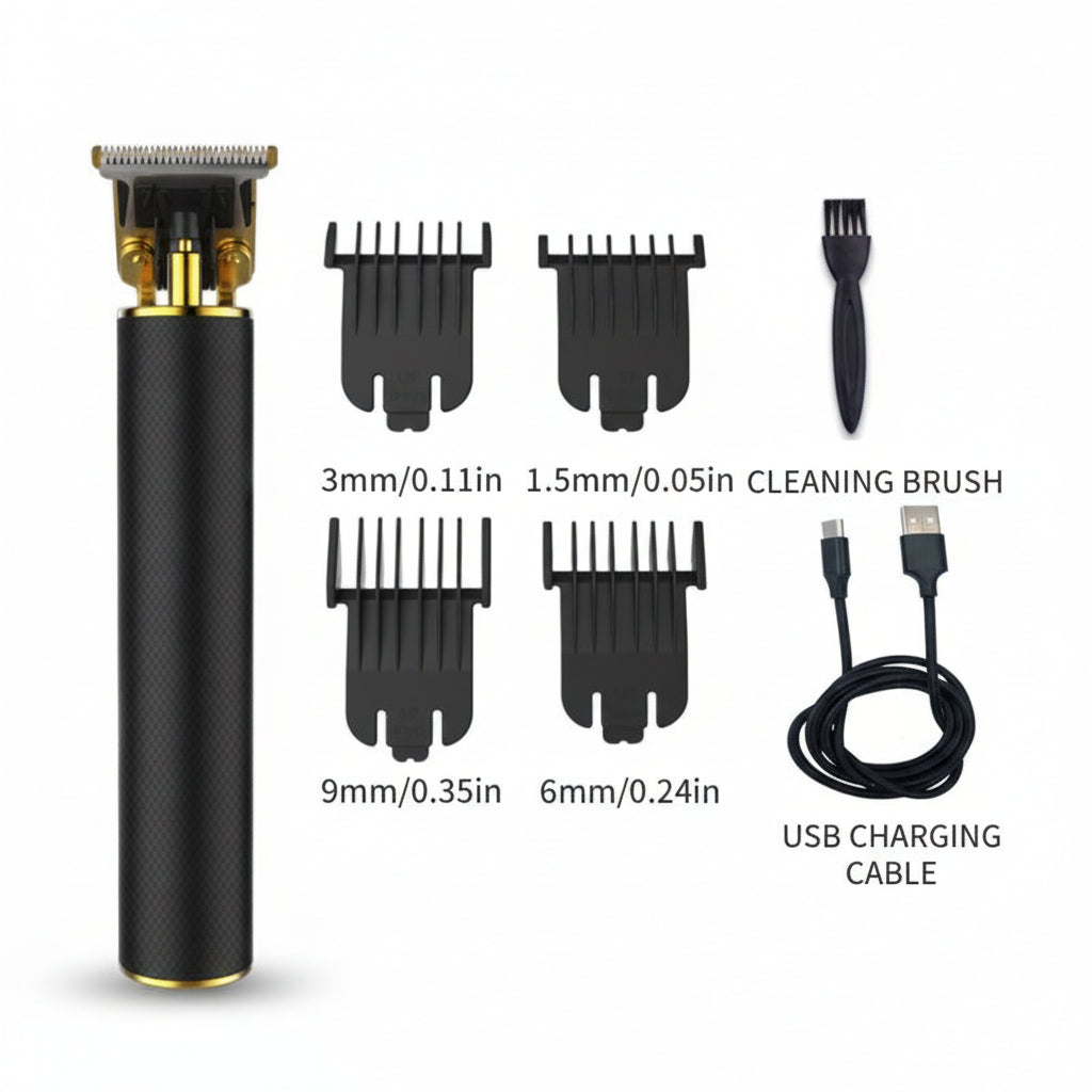 Cordless T Blade Hair Trimmer for Clean Beard Edges and Grooming | Temsk