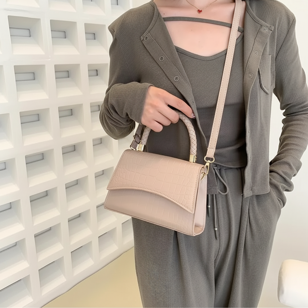 Crossbody håndtaske til daglig brug og afslappede outfits | Temsk
