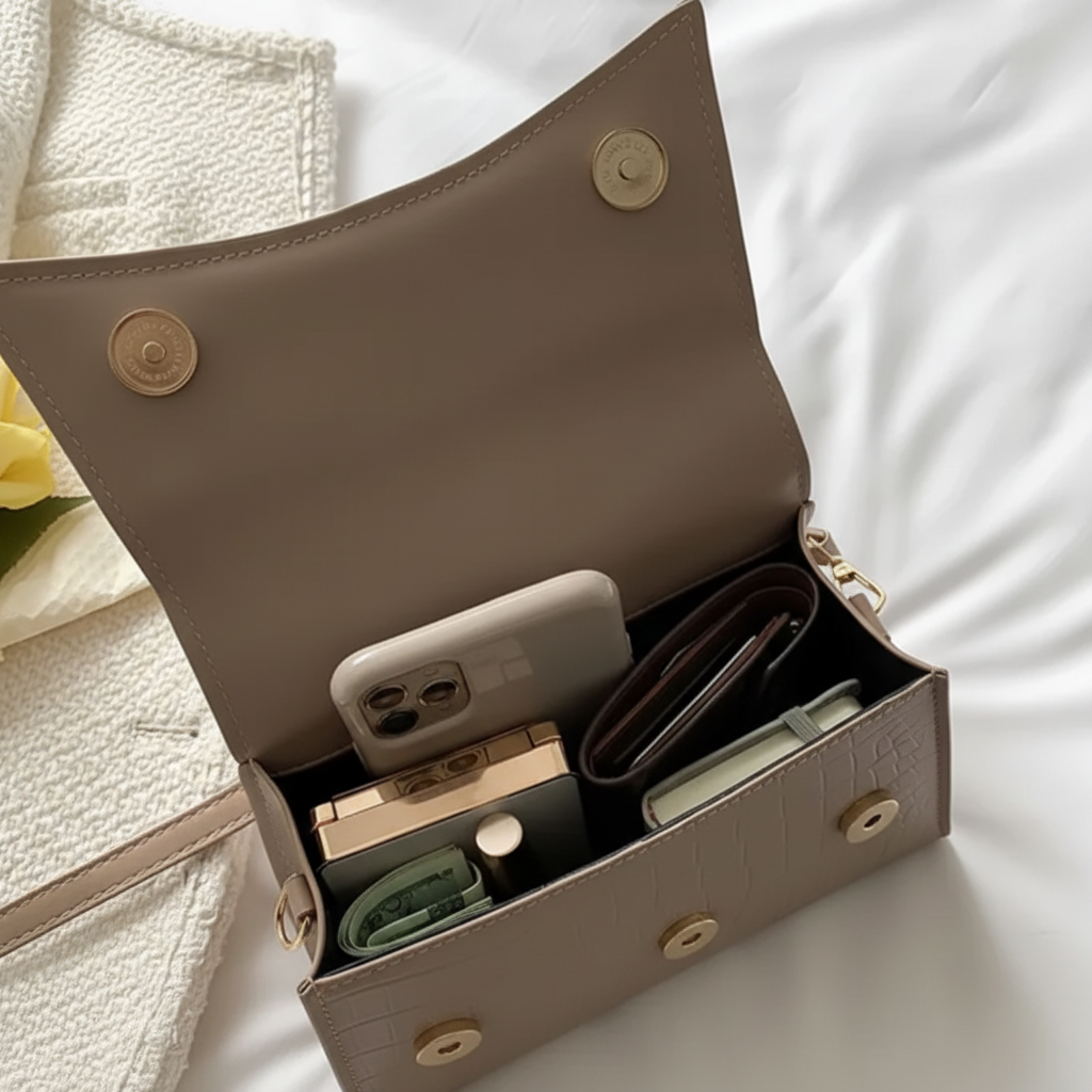 Crossbody håndtaske til daglig brug og afslappede outfits | Temsk