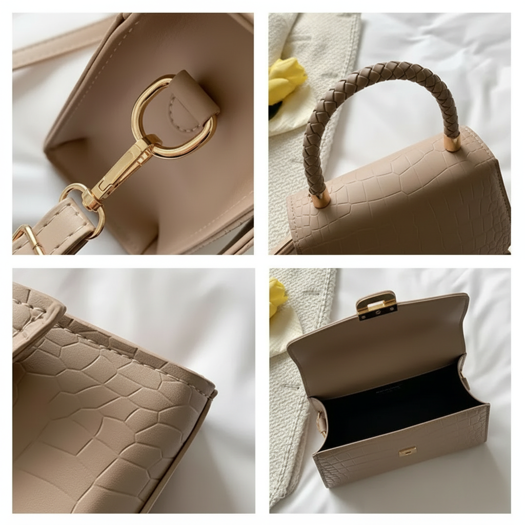 Crossbody håndtaske til daglig brug og afslappede outfits | Temsk