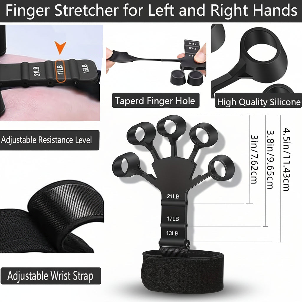 Adjustable Hand Gripper For Forearm Strength Training Metal Workout Set | Temsk