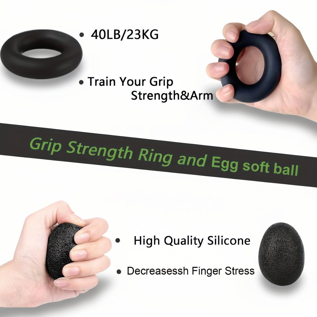 Adjustable Hand Gripper For Forearm Strength Training Metal Workout Set | Temsk