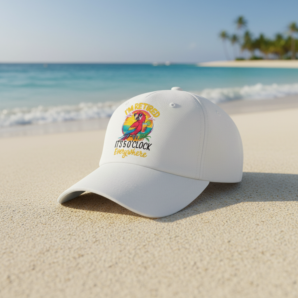 Washed Adjustable Baseball Cap With Casual Embroidered Details | Temsk