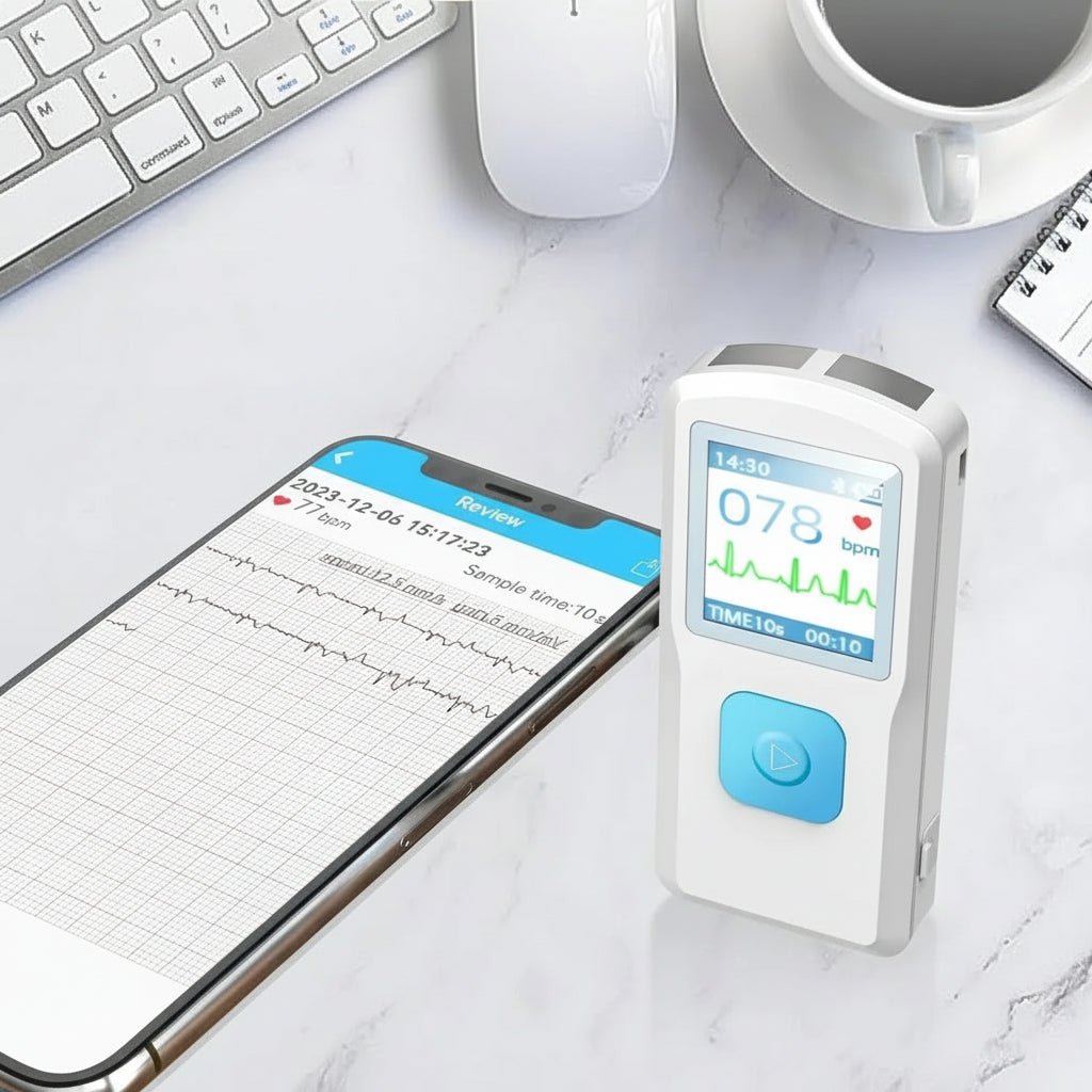 PulseTrack Bluetooth Electrocardiogram Device for Home Health Monitoring | Temsk