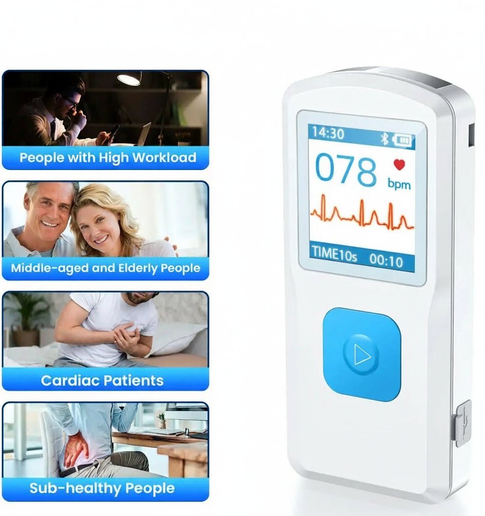 PulseTrack Bluetooth Electrocardiogram Device for Home Health Monitoring | Temsk